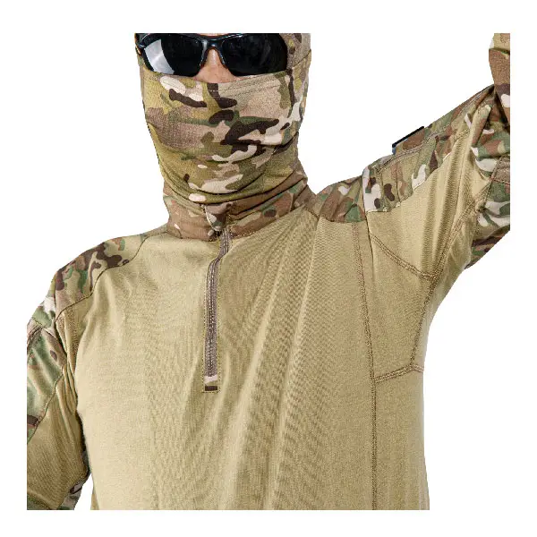 Multi Camo GEN4 Combat Shirt chain stitches