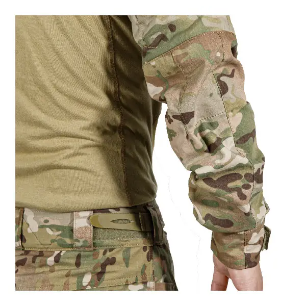 Multi Camo GEN4 Combat Shirt 3D curve elbow pads pouch