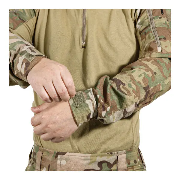 Multi Camo GEN4 Combat Shirt adjustable flap cuff