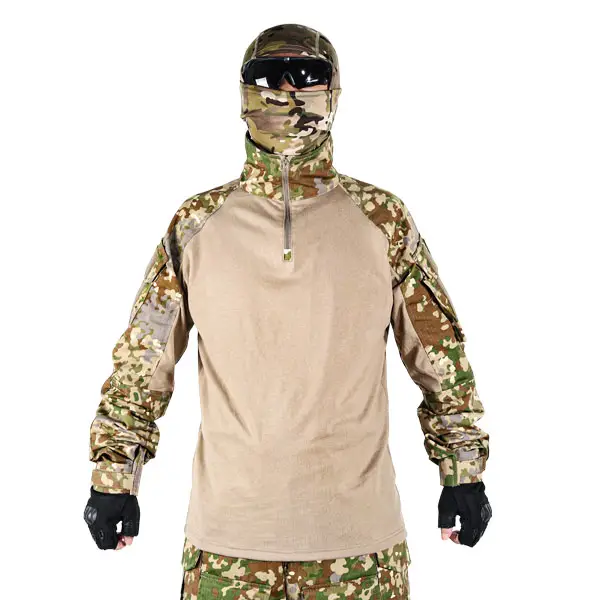 German MultiTarn camouflage pattern manufacturer - G3 combat shirt factory production front