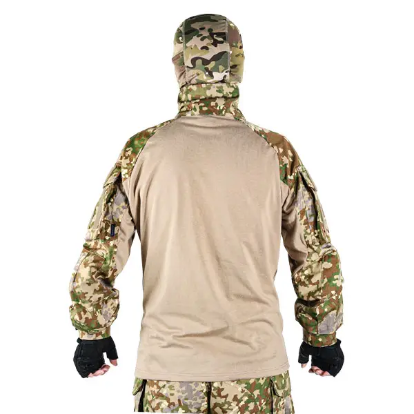 German MultiTarn camouflage pattern manufacturer - G3 combat shirt factory production back