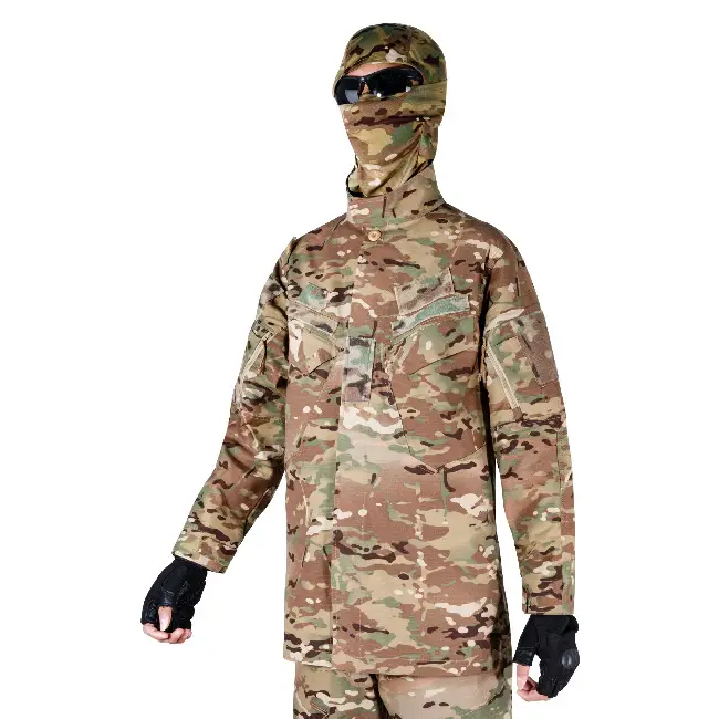 Wholesale multicam camouflage uniform front angle shot for tactical training