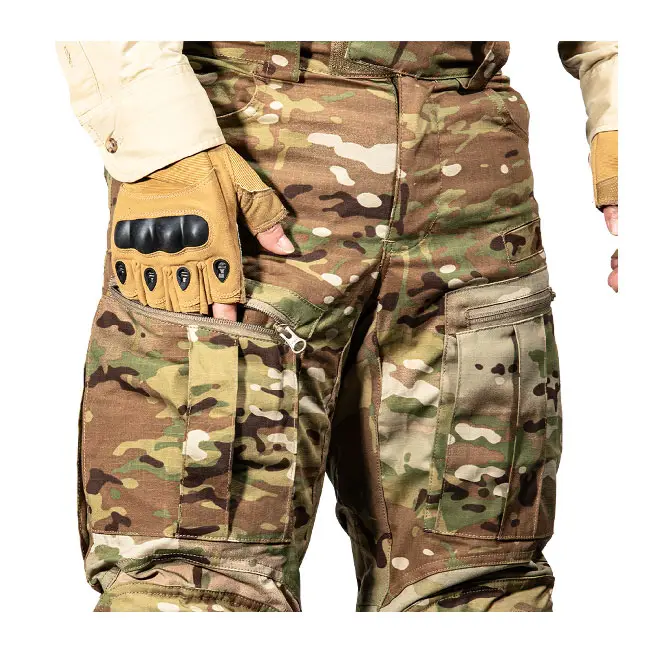 G6 Tactical MCDU Pants-front side zipper cargo pockets