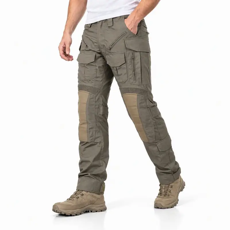 ranger green G5 Tactical Pants with knee pads