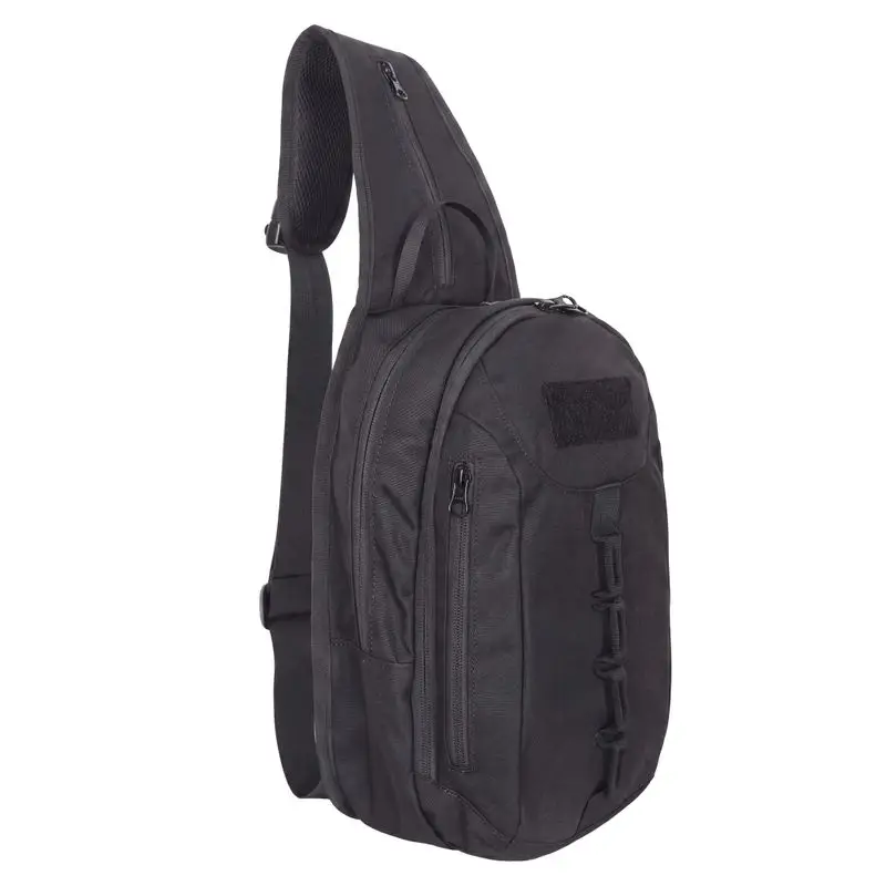 Black Tactical Sling Rucking Backpack