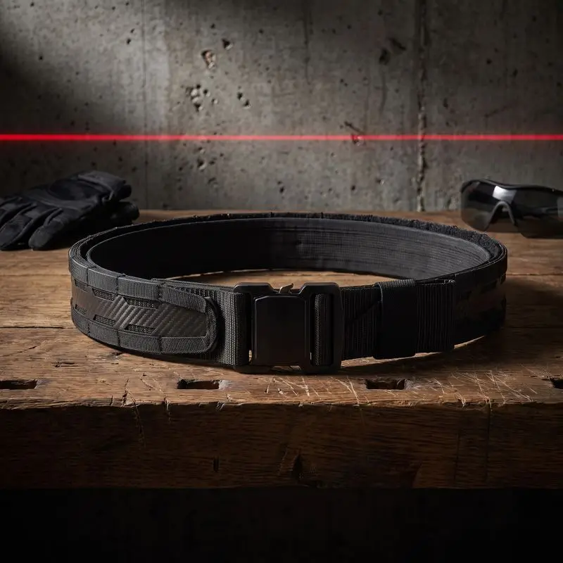 Two-piece detachable tactical battle belt construction