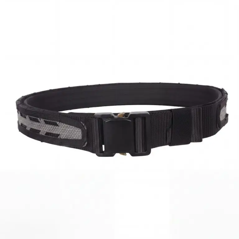 2-piece tactical battle belt with 45mm laser cut MOLLE