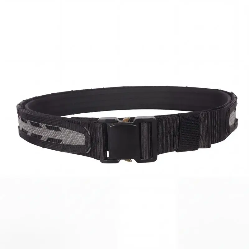 2-piece tactical battle belt with 45mm laser cut MOLLE