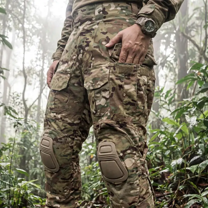 3.Multiple cargo utility pockets for tactical gear storage