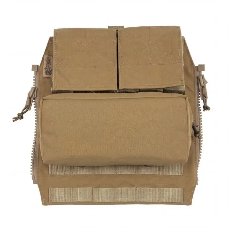 Coyota Brown Zip-On Tactical Back Panel