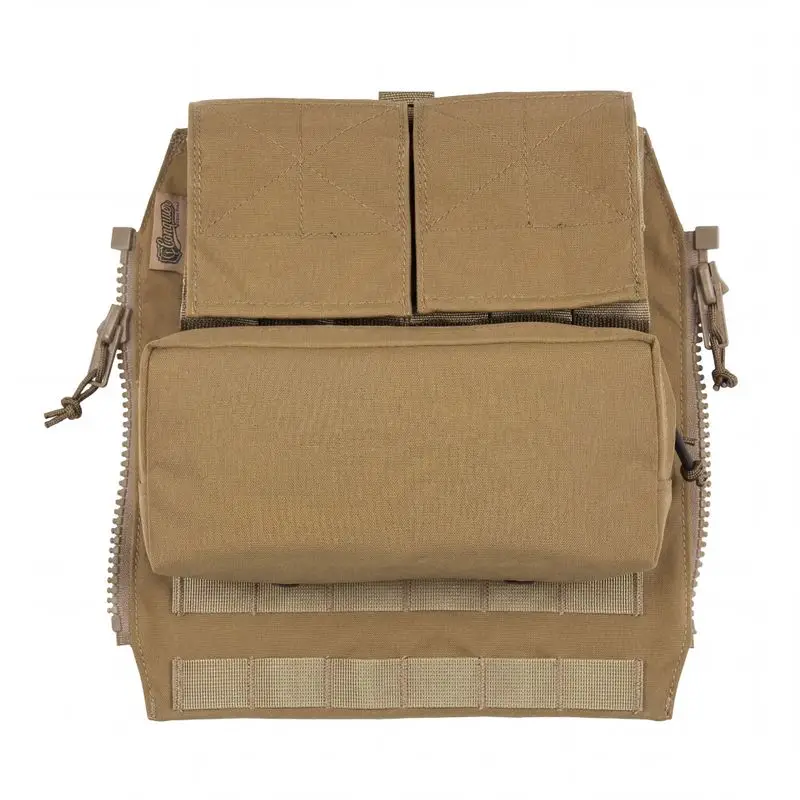 Coyota Brown Zip-On Tactical Back Panel