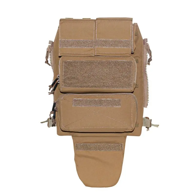 Coyota Brown Tactical Zip-On Back Panel Pouch