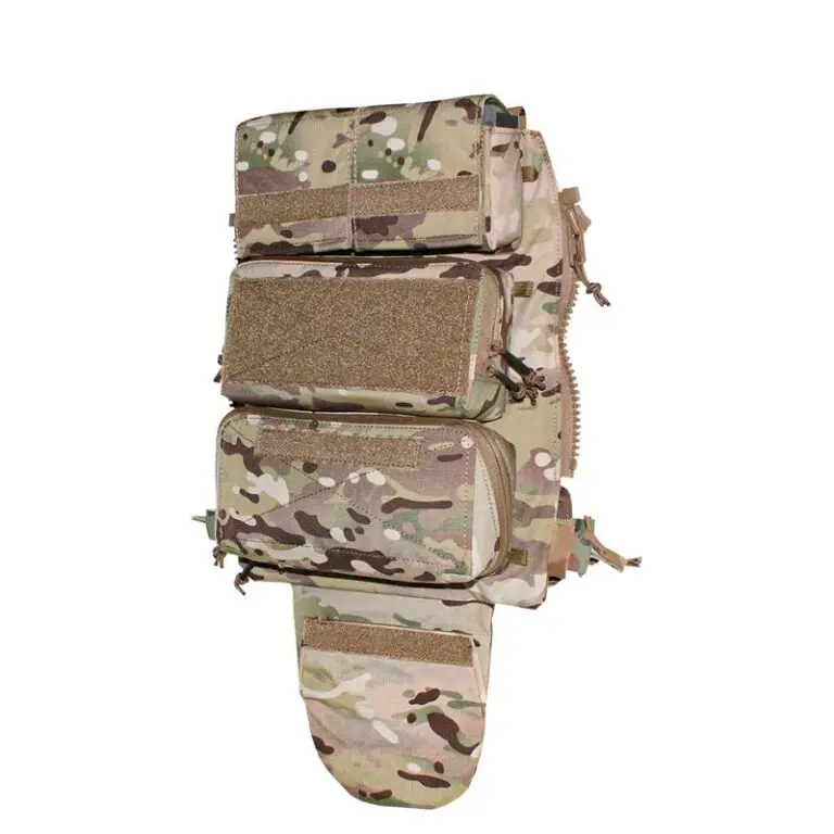 Ranger Green Tactical Zip-On Back Panel Pouch