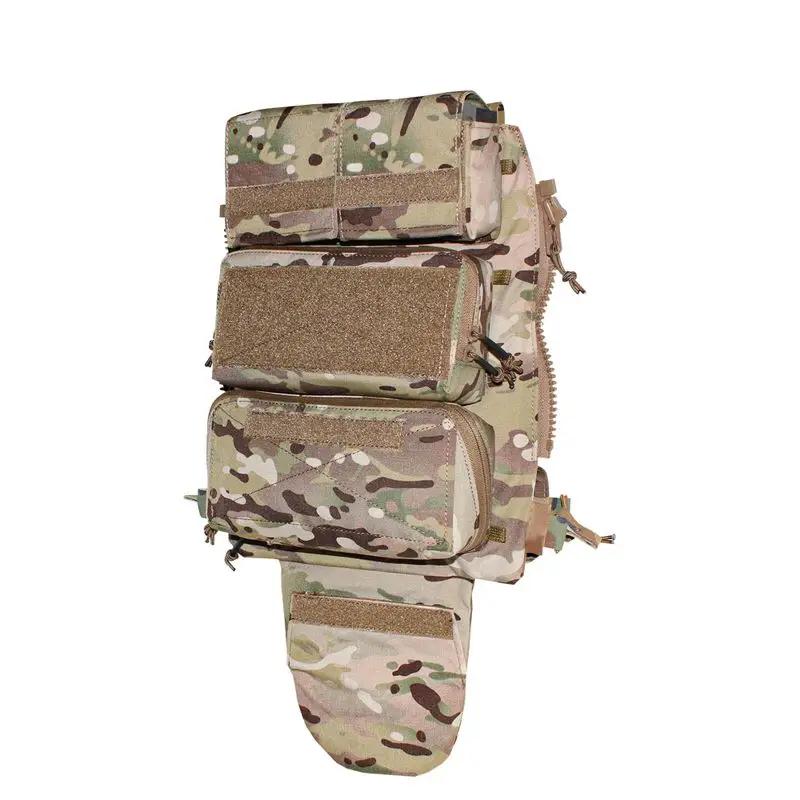 Ranger Green Tactical Zip-On Back Panel Pouch