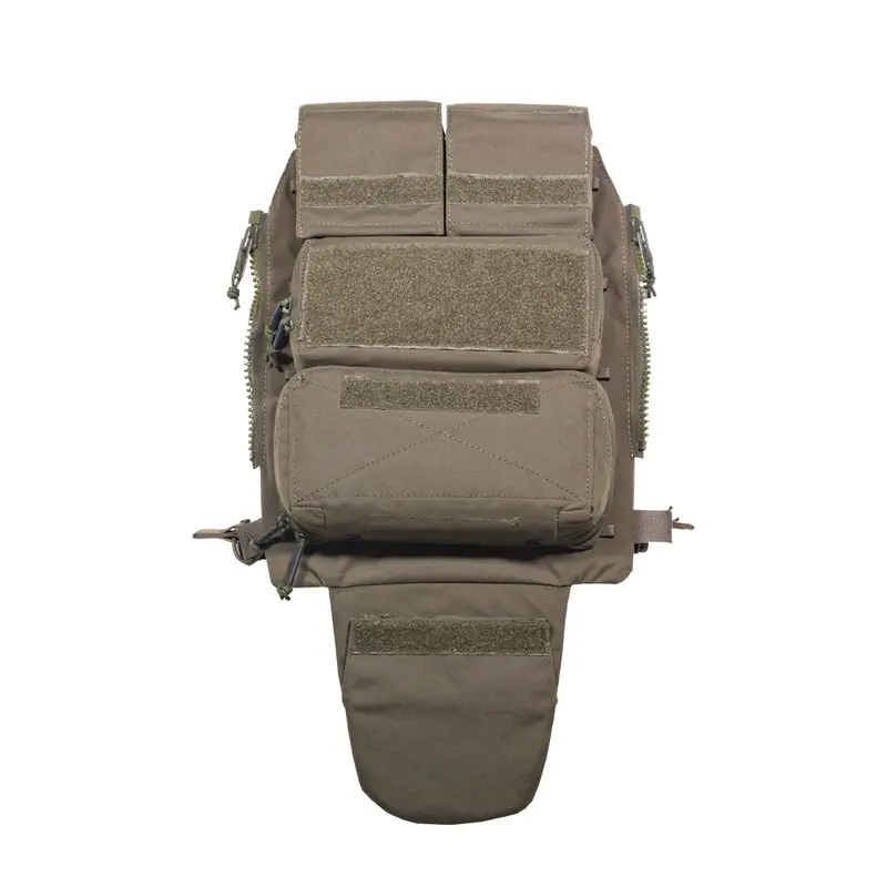 Ranger Green Tactical Zip-On Back Panel Pouch