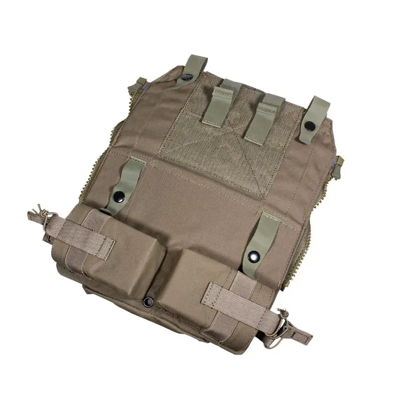 tactical zip-on back panel with multi pouches