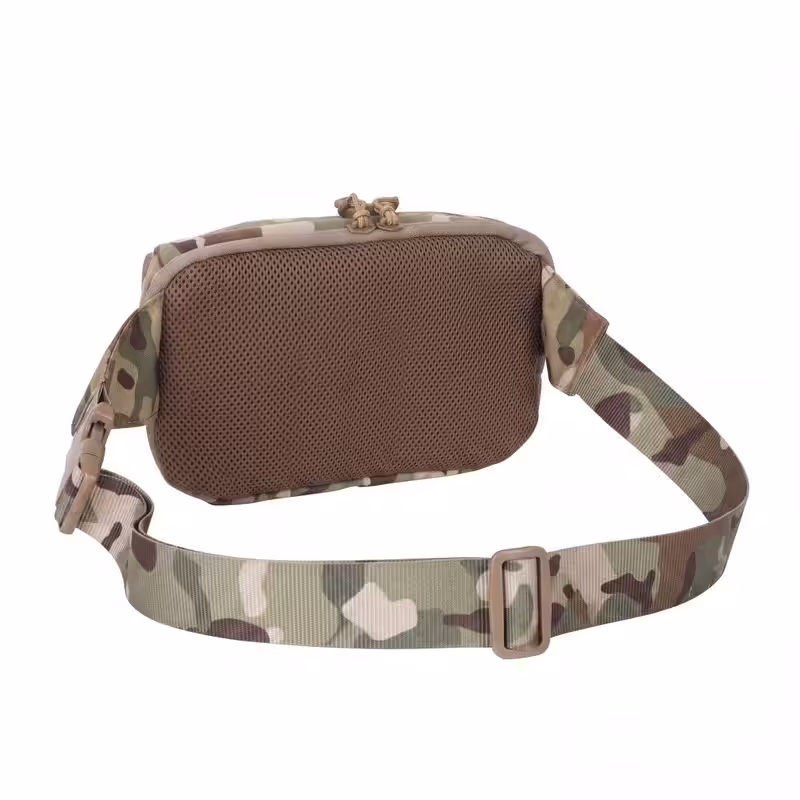 Breathable padded mesh back panel