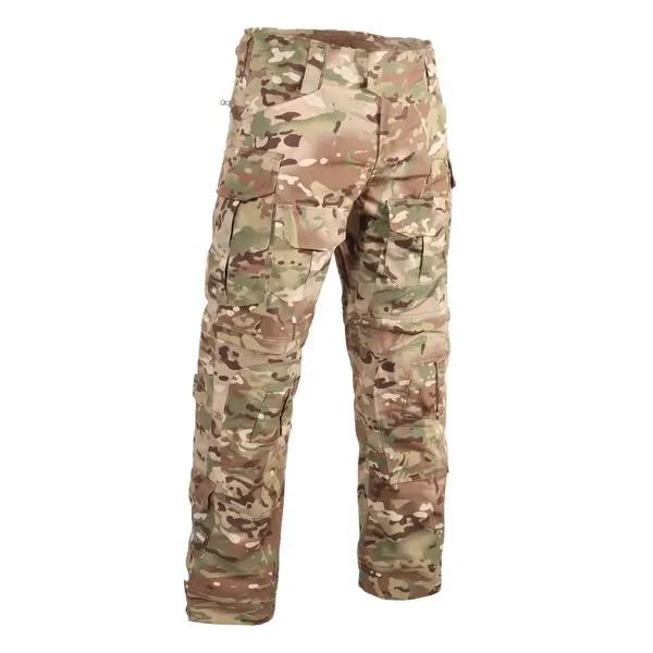 Multicam camouflage ripstop tactical trousers side view