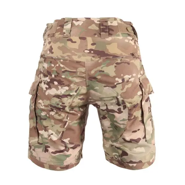 Multicam ripstop camo tactical shorts back view