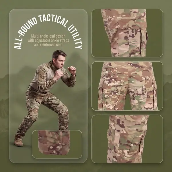 Multicam tactical pants utility poster