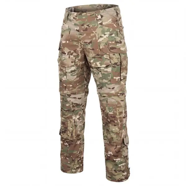 Multicam ripstop tactical pants rear view white background