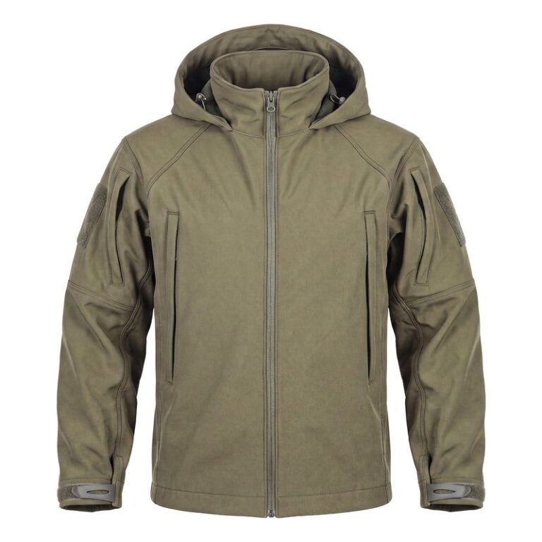 Ranger Green Softshell Tactical Hooded Jacket