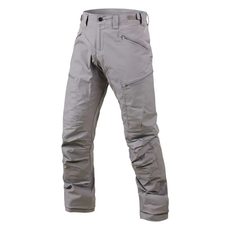 Another angle front shot articulated knee tactical pants