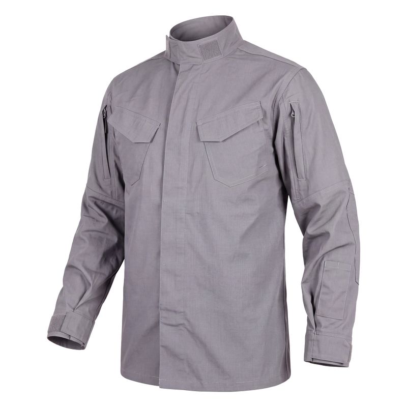Wolf Grey Tactical Combat Shirt side view