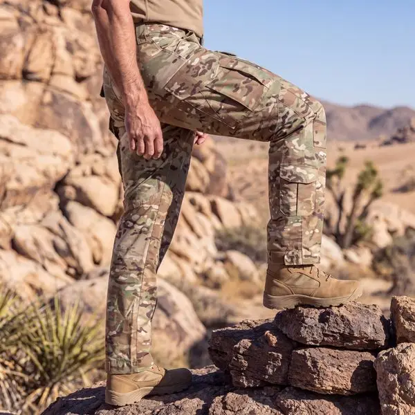 Multicam ripstop tactical pants rock terrain stretch demo
