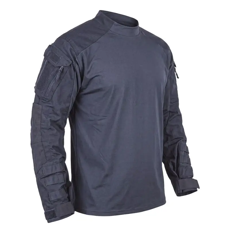 Side view of combat shirt