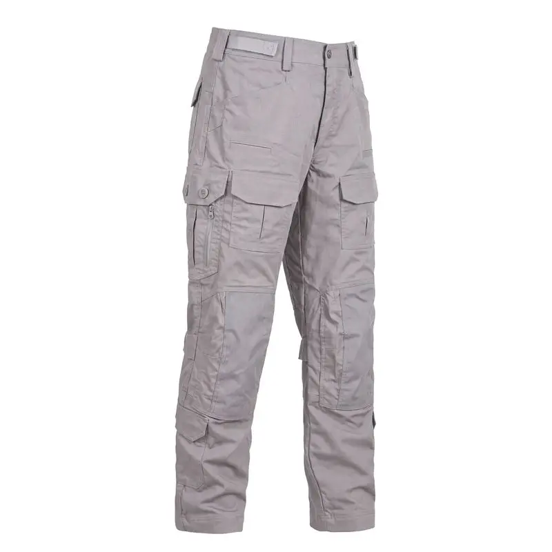 Wolf grey tactical combat trousers full front shot