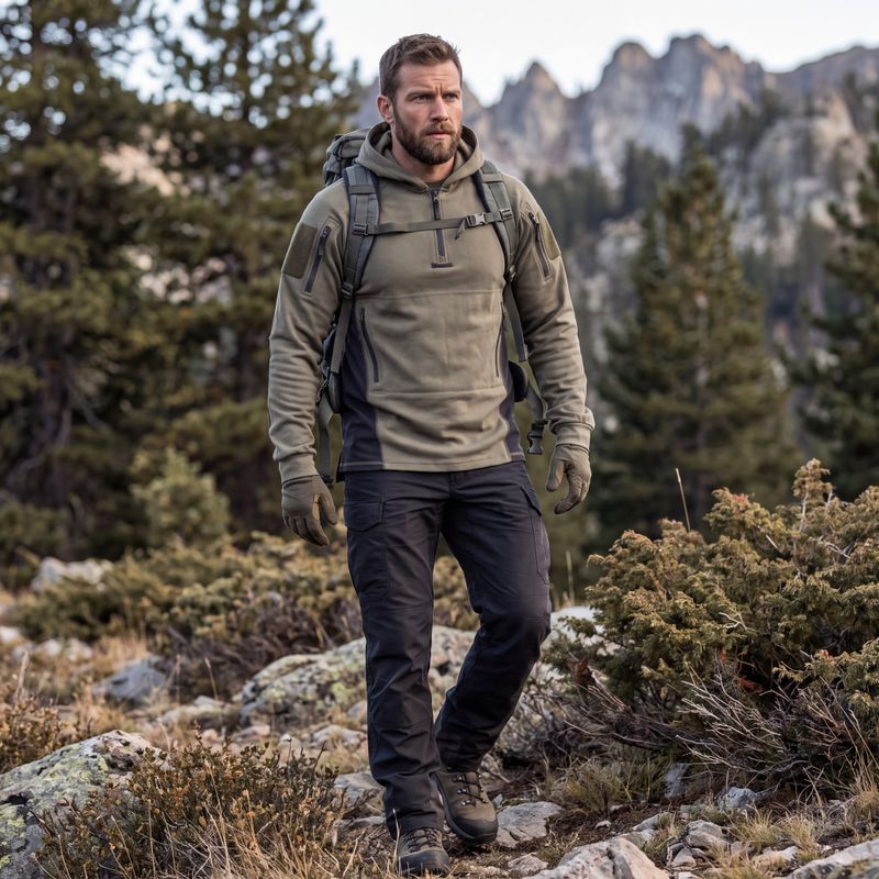Ranger Green tactical hooded pullover