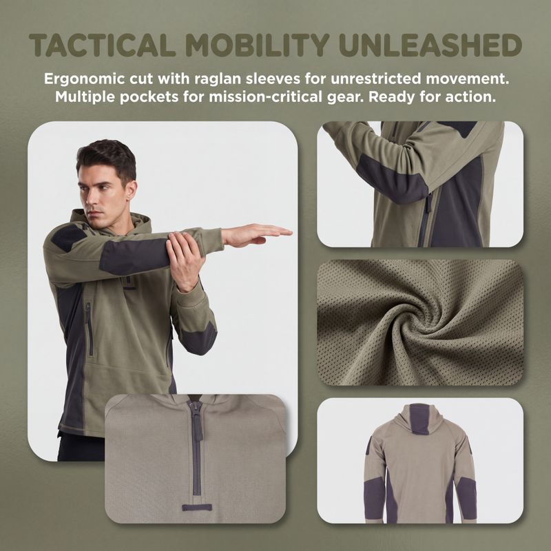 Black panels made of 4-way stretch fabric