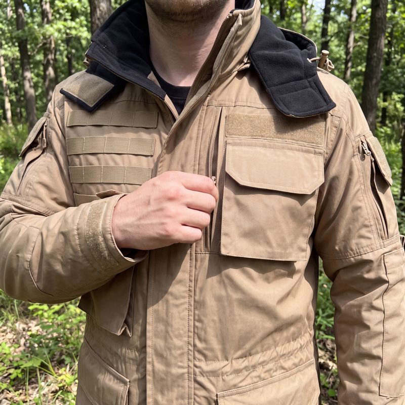 Multiple utility pockets & MOLLE webbing on chest