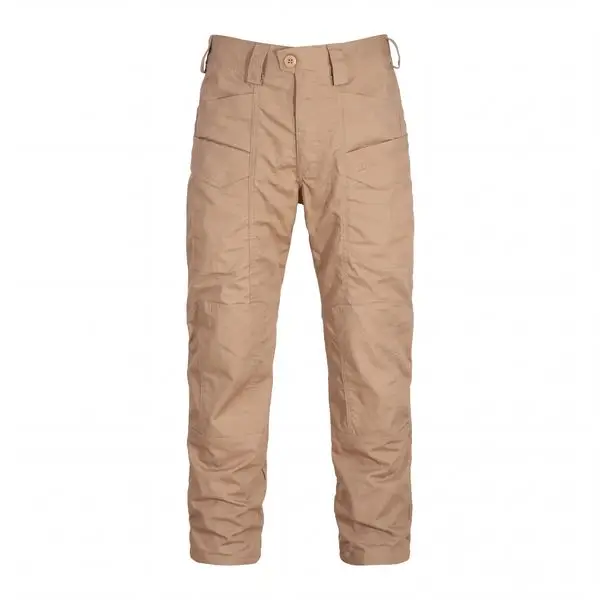 Durable tactical cargo pants front white background