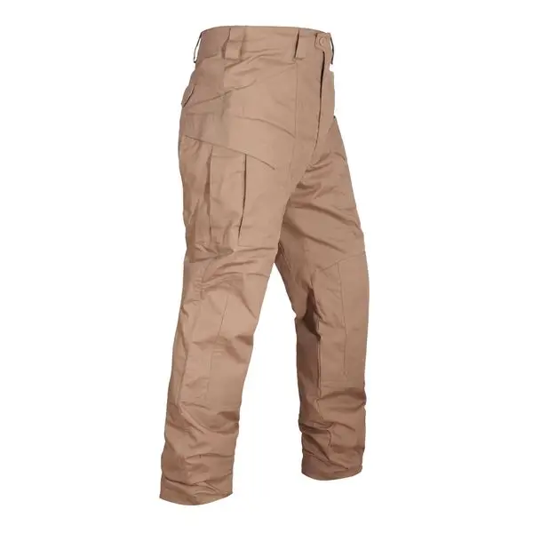 Coyote tactical trousers side profile shot