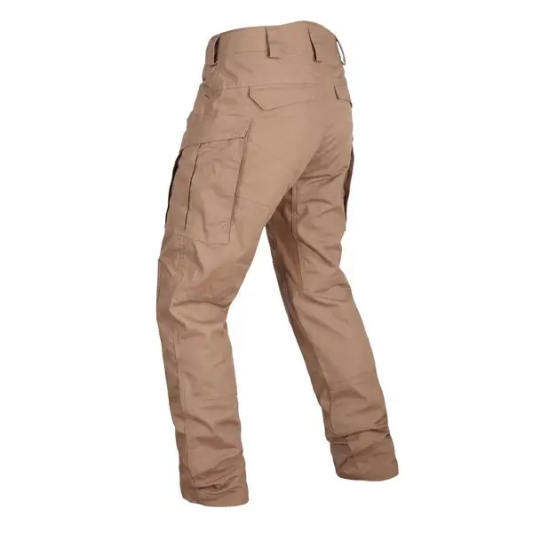 Tactical trousers coyote brown side angle