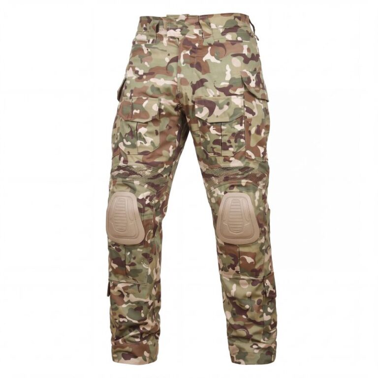 Dual layer removable TPU and EVA knee pad system inserted in G3 tactical pants