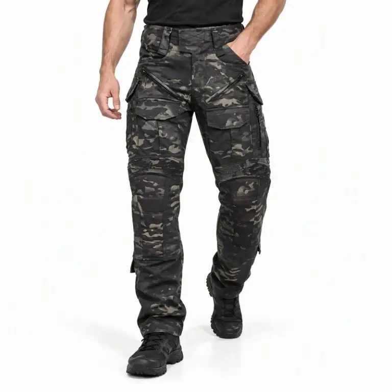 Customized Black Multicam G5 tactical cargo pants
