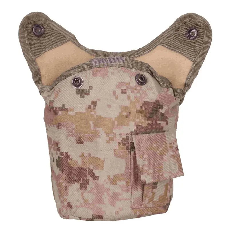Insulated MARPAT Desert tactical water bottle pouch inner view